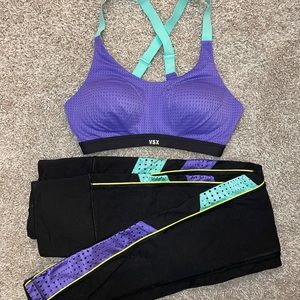 Victoria’s Secret matching sports bra and leggings